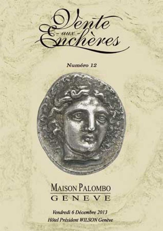 VENTE AUX ENCHERES PUBLIQUES 12 - GENEVE MAISON PALOMBO